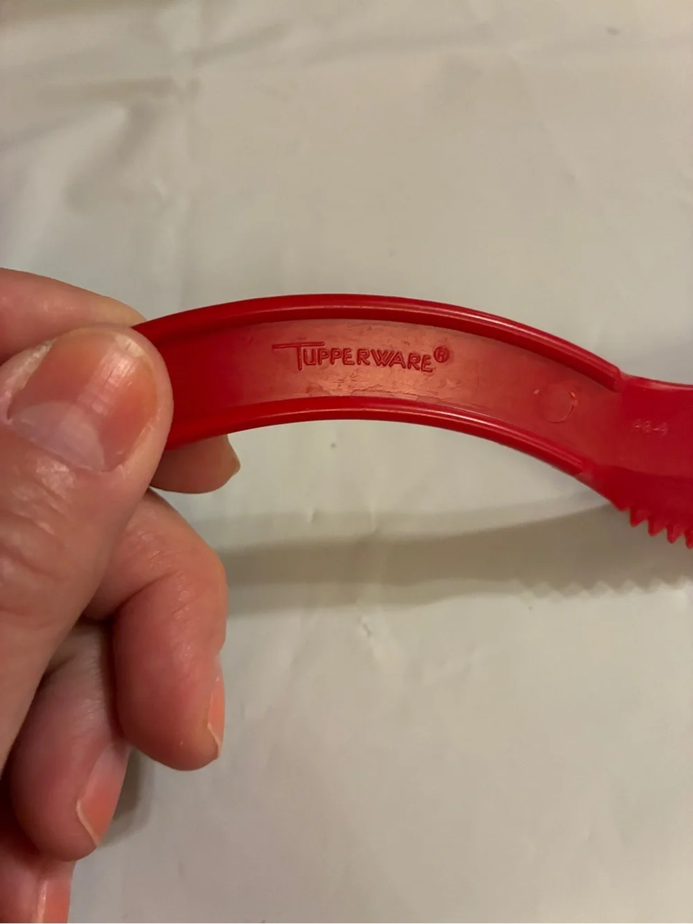 Tupperware Sli Saw All Rocker Cheese knife Red Multi-Purpose Plastic Tool